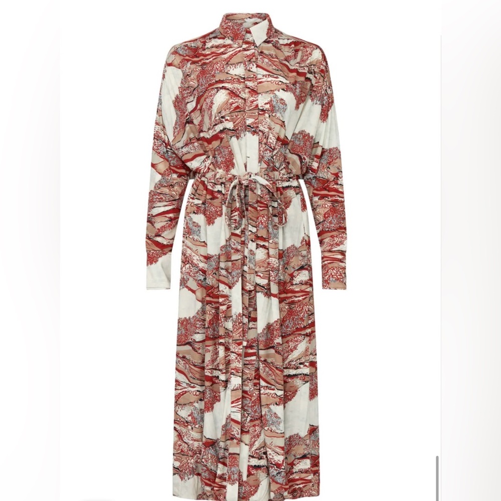 Proenza Schouler Swirl Print Shirtdress - Picture 2 of 12
